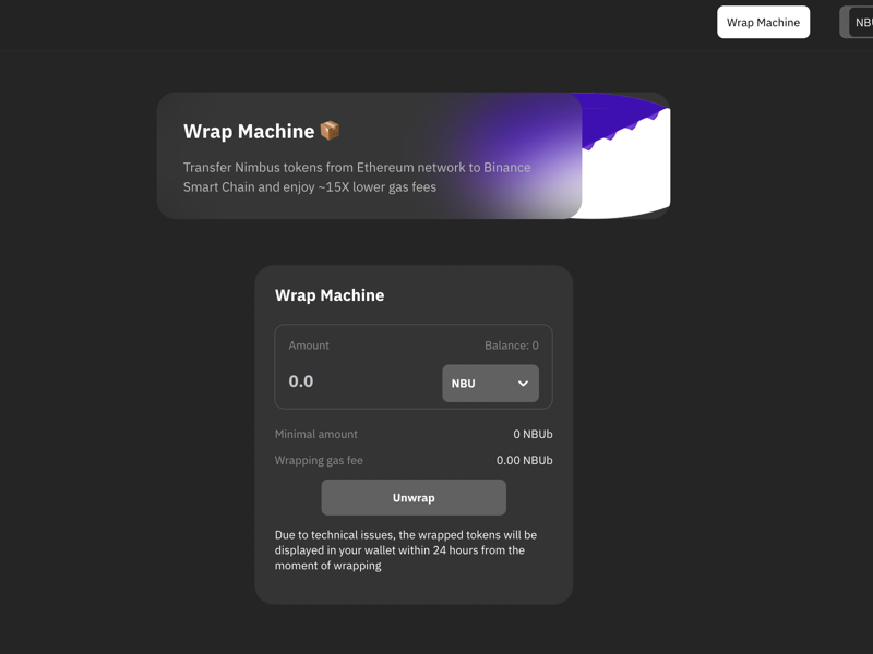Nimbus Wrap Machine 